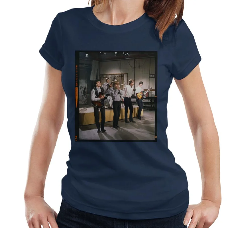 TV Times Rolling Stones TV Performance 1963 Women's T-Shirt Terry Blend Velvet Blend Canvas Blend TV Times Rolling Stones TV Performance 1963 Women's T-Shirt Terry Blend Velvet Blend Canvas Blend