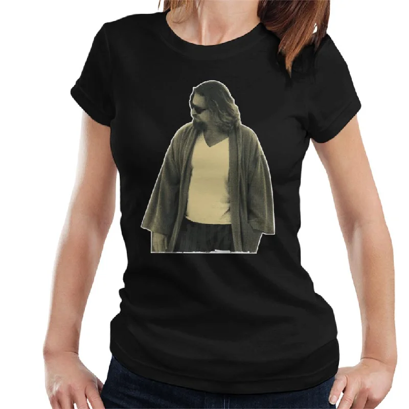 The Big Lebowski The Dude In Robe Women's T-Shirt Faux Fur Fabric Real Fur Fabric Shearling Fabric The Big Lebowski The Dude In Robe Women's T-Shirt Faux Fur Fabric Real Fur Fabric Shearling Fabric