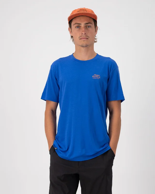 Icon Merino Classic T-Shirt - Cobalt Elegant Classic Vintage