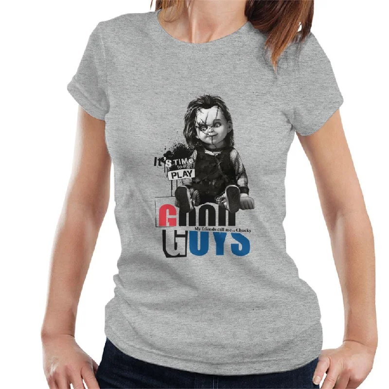 Chucky Good Guys Women's T-Shirt Fitted T-Shirt Seamless Stretchy