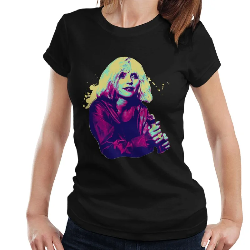 TV Times Debbie Harry Muppet Show 1981 Pop Art Stylised Women's T-Shirt Iron Safe Non-Iron Wrinkle Free TV Times Debbie Harry Muppet Show 1981 Pop Art Stylised Women's T-Shirt Iron Safe Non-Iron Wrinkle Free