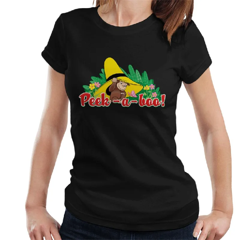 Curious George Finds A Butterfly Women's T-Shirt Lace Blend Ribbed Blend Corduroy Blend Curious George Finds A Butterfly Women's T-Shirt Lace Blend Ribbed Blend Corduroy Blend