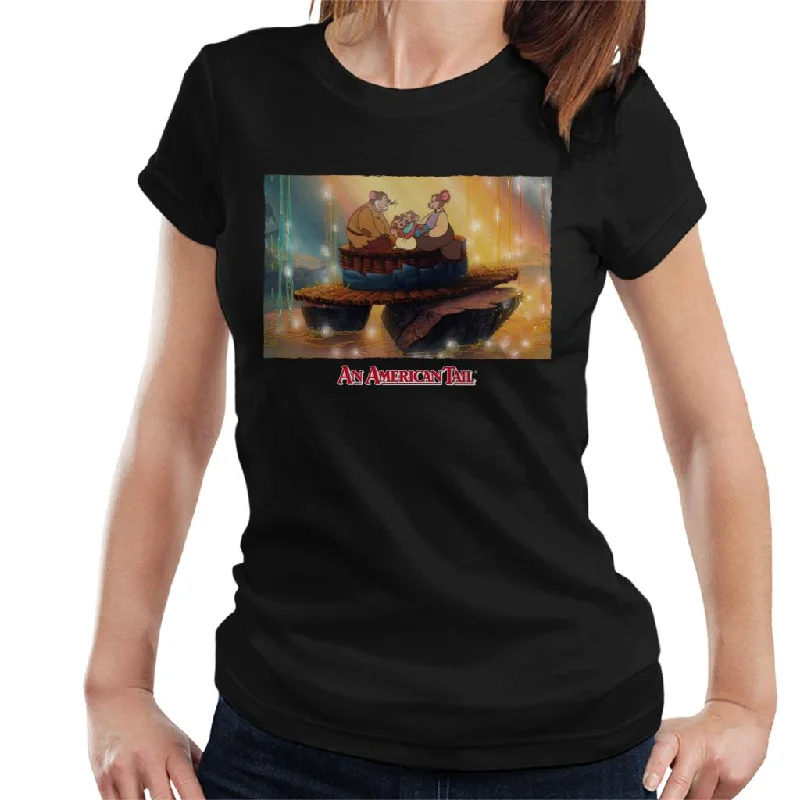 An American Tail Mousekewitz Family Women's T-Shirt Wool Fabric Cashmere Fabric Tweed Fabric An American Tail Mousekewitz Family Women's T-Shirt Wool Fabric Cashmere Fabric Tweed Fabric