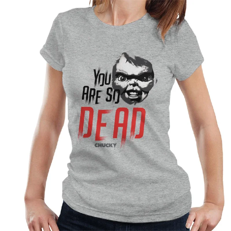 Chucky You Are So Dead Women's T-Shirt Chenille Brocade Lace