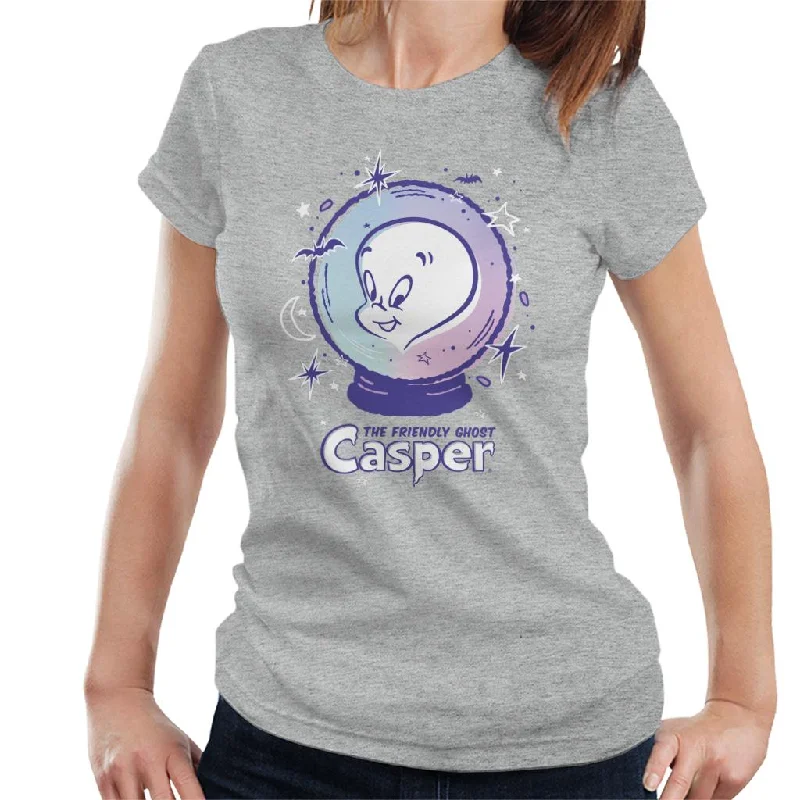 Casper The Friendly Ghost Crystal Ball Women's T-Shirt Wool Fabric Cashmere Fabric Tweed Fabric Casper The Friendly Ghost Crystal Ball Women's T-Shirt Wool Fabric Cashmere Fabric Tweed Fabric