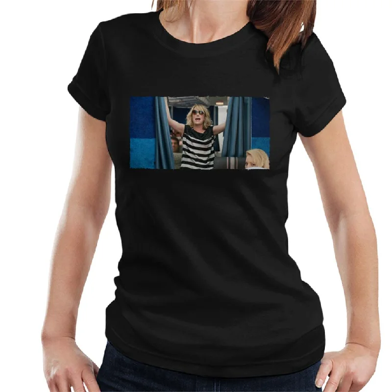 Bridesmaids Annie Airplane Freakout Women's T-Shirt Machine Wash Dry Clean Hand Wash Bridesmaids Annie Airplane Freakout Women's T-Shirt Machine Wash Dry Clean Hand Wash