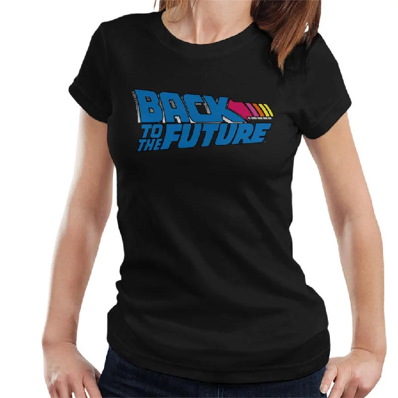 Back to the Future Stripped Arrow Women's T-Shirt Anti-Shrink Durable Soft