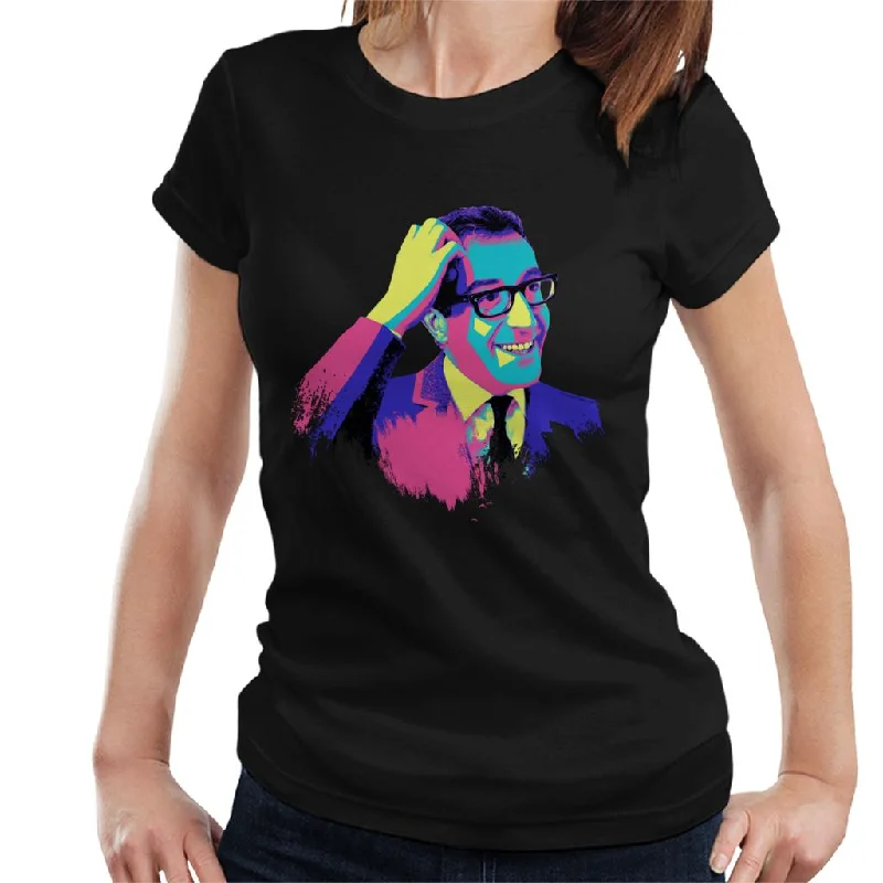 TV Times Peter Sellers 1964 Pop Art Stylised Women's T-Shirt Anti-Pilling Machine Wash Handmade TV Times Peter Sellers 1964 Pop Art Stylised Women's T-Shirt Anti-Pilling Machine Wash Handmade