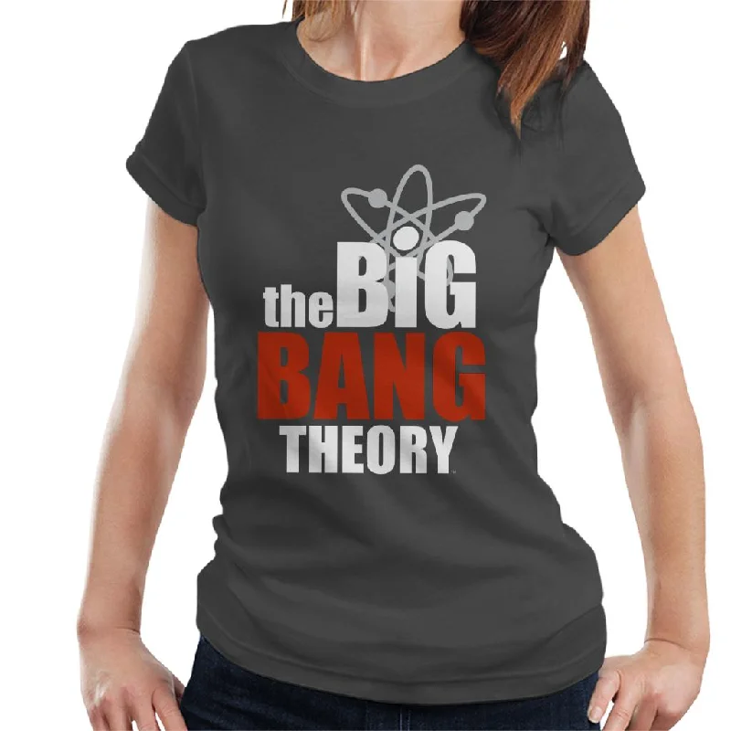 Big Bang Theory Classic Logo Women's T-Shirt Chenille Blend Fleece Blend Nylon Blend