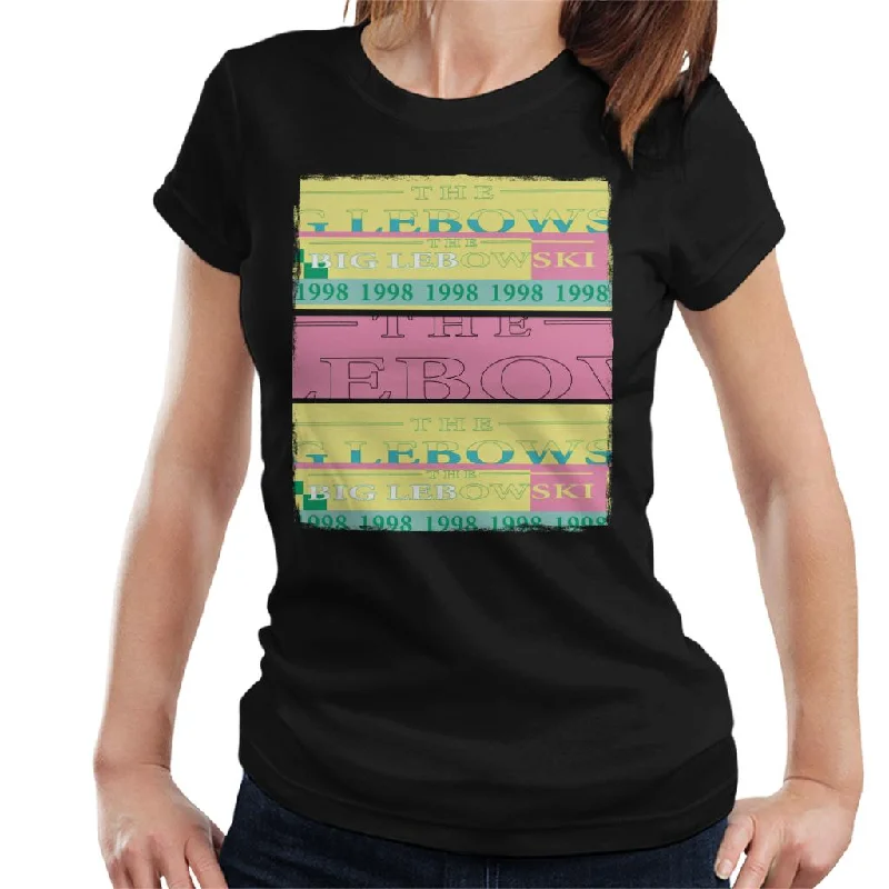 The Big Lebowski Retro 1998 Women's T-Shirt Striped Floral Plaid