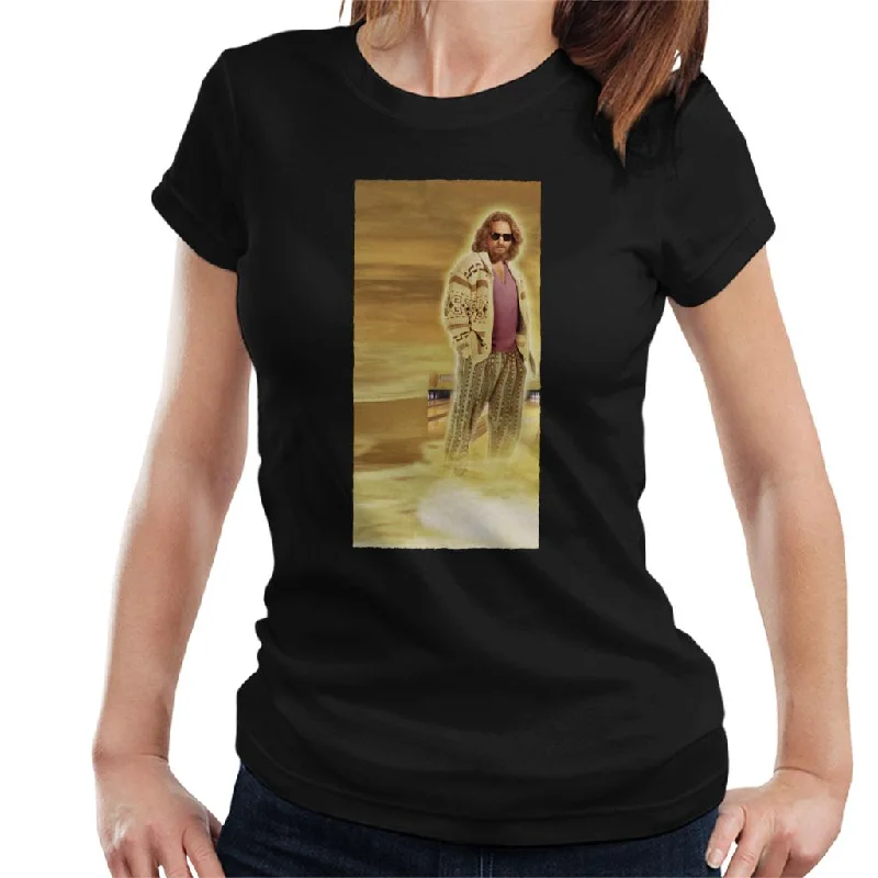 The Big Lebowski The Dude Bowling Dream Clouds Women's T-Shirt Fleece Fabric Down Fabric Feather Fabric The Big Lebowski The Dude Bowling Dream Clouds Women's T-Shirt Fleece Fabric Down Fabric Feather Fabric