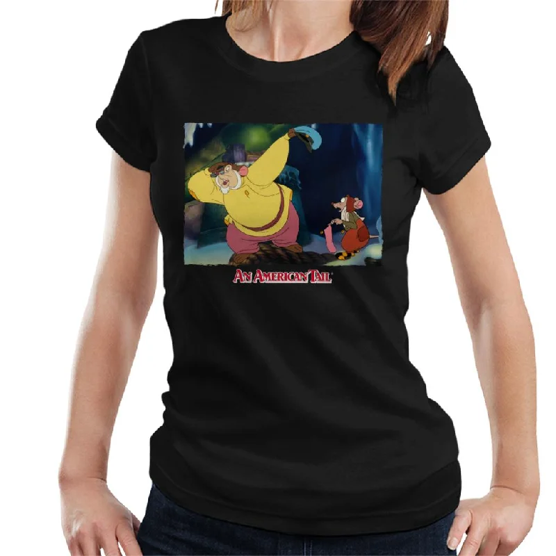 An American Tail Papa Searching Women's T-Shirt Jersey Fabric Tulle Fabric Batik Fabric An American Tail Papa Searching Women's T-Shirt Jersey Fabric Tulle Fabric Batik Fabric