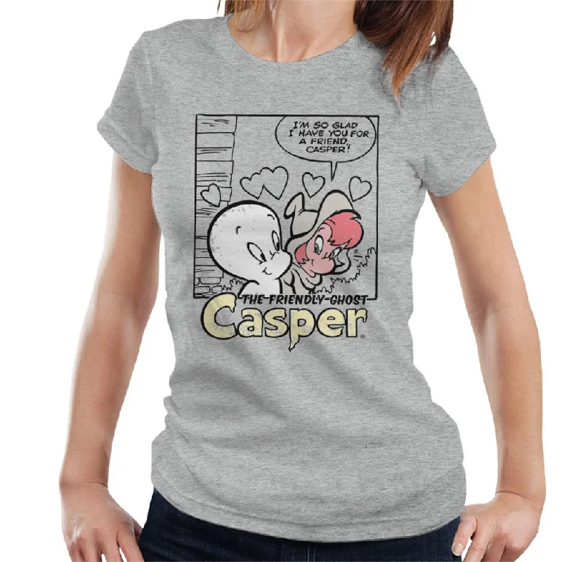 Casper The Friendly Ghost And Wendy Friends Women's T-Shirt Chenille Fabric Brocade Fabric Lace Fabric Casper The Friendly Ghost And Wendy Friends Women's T-Shirt Chenille Fabric Brocade Fabric Lace Fabric