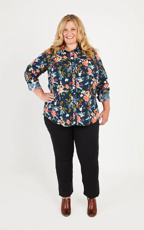 Harrison Shirt Striped Floral Plaid