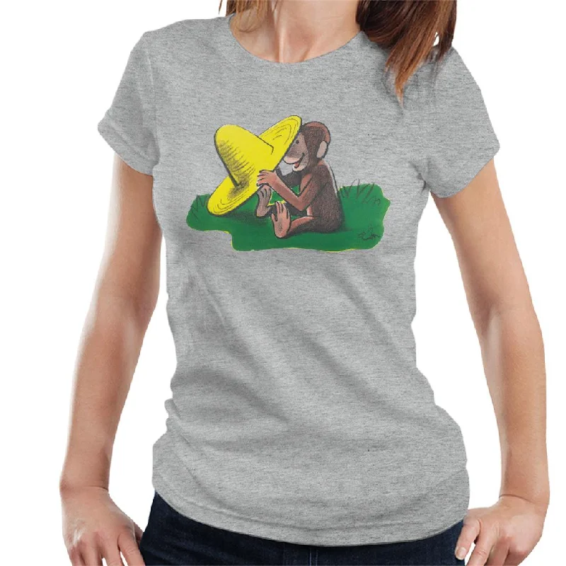 Curious George Yellow Hat Women's T-Shirt Machine Wash Dry Clean Hand Wash