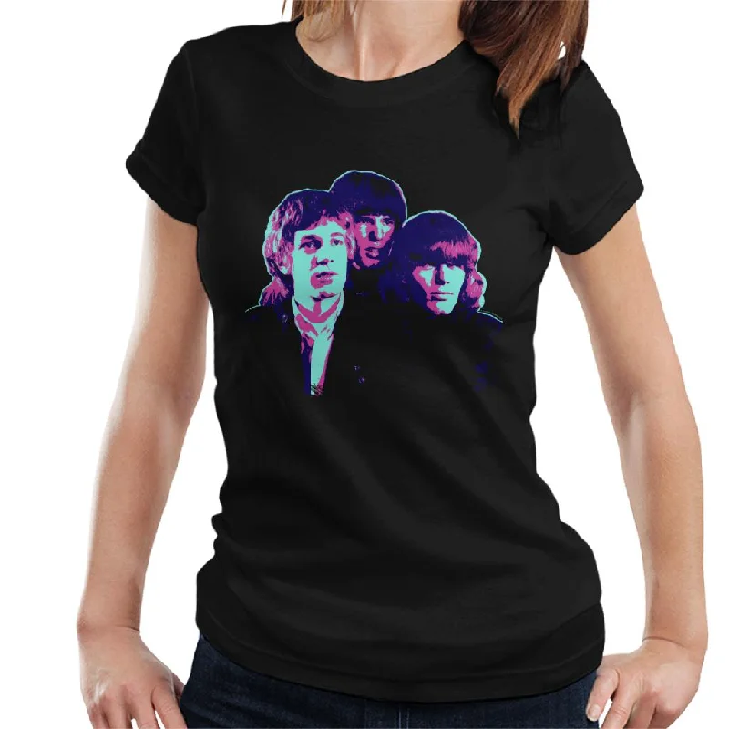 TV Times Walker Brothers Band Portrait Pop Art Stylised Women's T-Shirt Lace Blend Ribbed Blend Corduroy Blend TV Times Walker Brothers Band Portrait Pop Art Stylised Women's T-Shirt Lace Blend Ribbed Blend Corduroy Blend