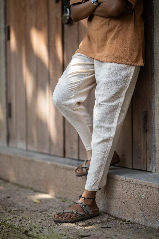 Studio Itiha Kala Cotton Unisex Kora Tapered Pants Comfortable Denim Pants
