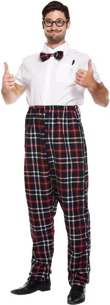 Men's Back To School Geek Nerd Fancy Dress Costume Tunics Prom sequined
