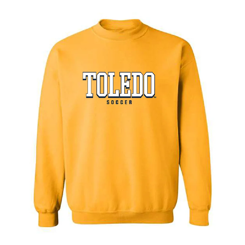 Toledo - NCAA Women's Soccer : Morgan Spitler - Crewneck Sweatshirt Hoodie with Velcro Closure Adjustable Secure Toledo - NCAA Women's Soccer : Morgan Spitler - Crewneck Sweatshirt Hoodie with Velcro Closure Adjustable Secure