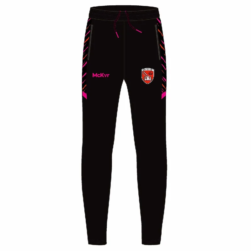 Mc Keever Armagh GAA Official Pulse Skinny Pants - Womens - Black/Pink/Orange Casual Sweatpants Style