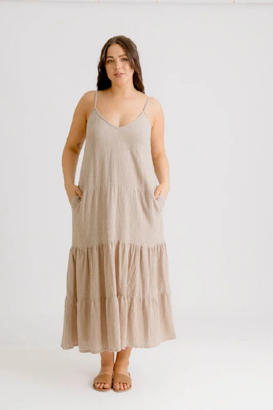 Clara Dress - Stone Tunics Versatile functional