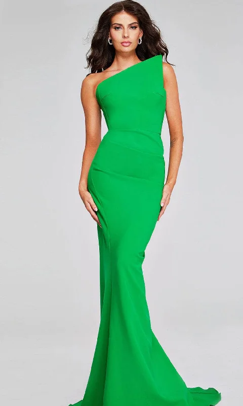 Jovani 40301 - Strapless One Shoulder Evening Dress Tunics Cozy soft