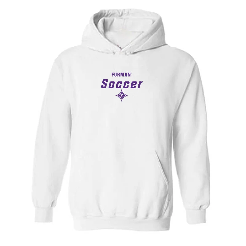 Furman - NCAA Women's Soccer : Alyssa England - Classic Shersey Hooded Sweatshirt Hoodie with Longline Fit Extended Stylish Furman - NCAA Women's Soccer : Alyssa England - Classic Shersey Hooded Sweatshirt Hoodie with Longline Fit Extended Stylish
