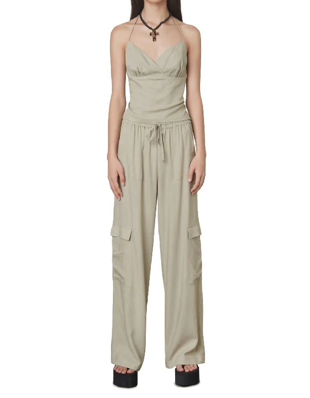 Jacob Pants In Natural Soft Stretch Leggings