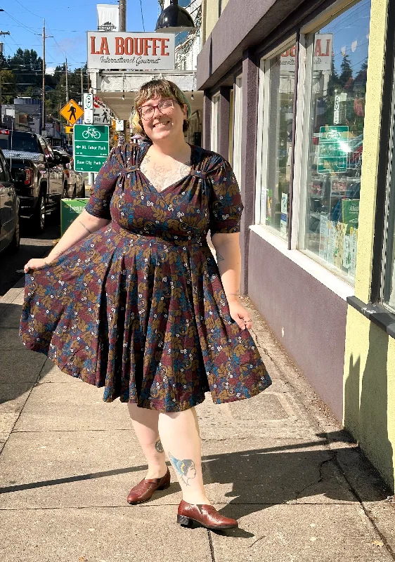 Memories Dress in Currants Floral Print girly