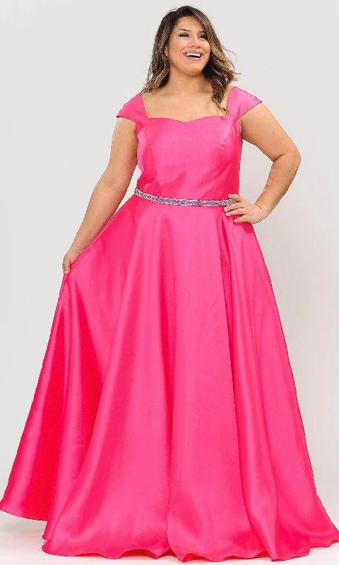 Poly USA W1104 - Sweetheart Cap Sleeve Dress Tunics Sale discount