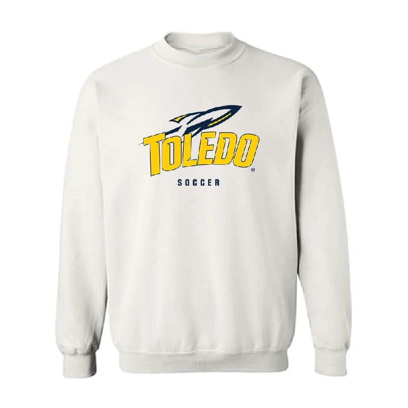 Toledo - NCAA Women's Soccer : Morgan Spitler - Crewneck Sweatshirt Hoodie with Side Slits Relaxed Casual Toledo - NCAA Women's Soccer : Morgan Spitler - Crewneck Sweatshirt Hoodie with Side Slits Relaxed Casual