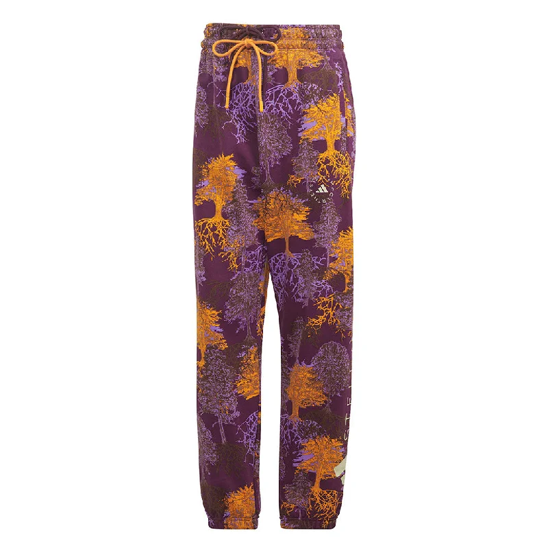 adidas - Women's adidas By Stella McCartney Printed Pant (HZ9142) Stylish Paperbag Waist Pants
