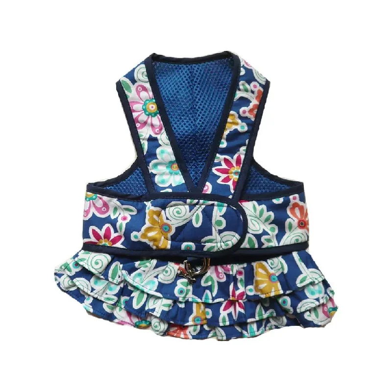 Step n Go Harness Dress Set Blue Floral Print Teacup 4 LBS to 25 LBS Tunics Review highly Step n Go Harness Dress Set Blue Floral Print Teacup 4 LBS to 25 LBS Tunics Review highly