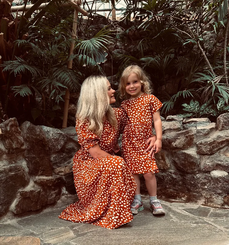 The Frankie Nursing Smock Dress - Fawn Print Tunics Luxurious high-end