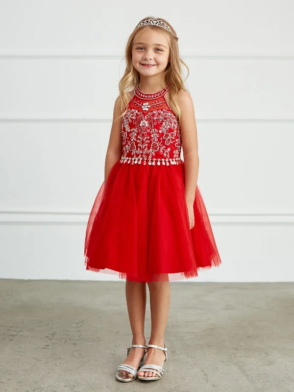 Shimmering Party Dress Tunics Solid Classic