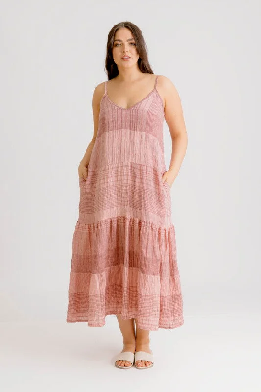 Clara Dress - Rose Check Tunics Custom made