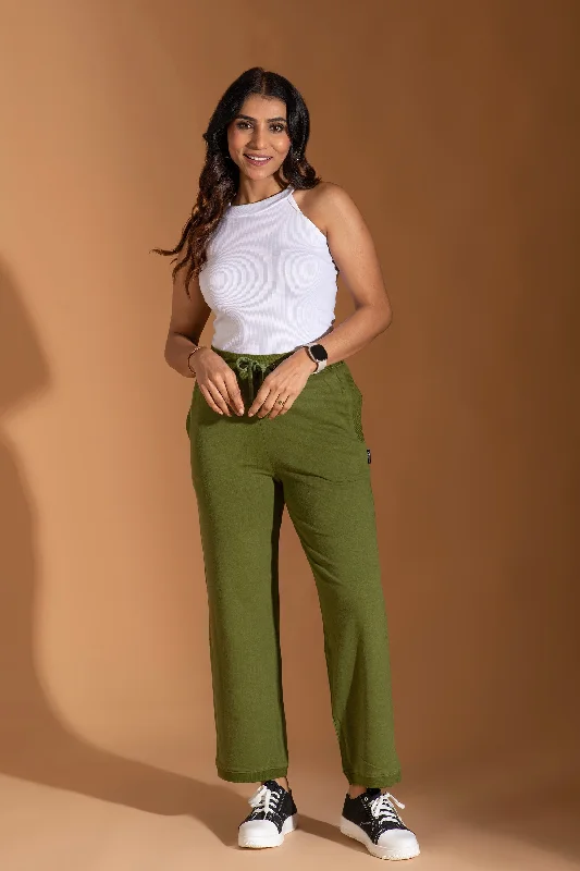 Bambians Earthy Emerald On The Go Pants Soft Sweatpants Style