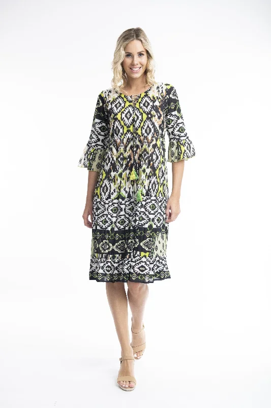 Izmir Tie Neck Layer Dress Tunics Timeless classic