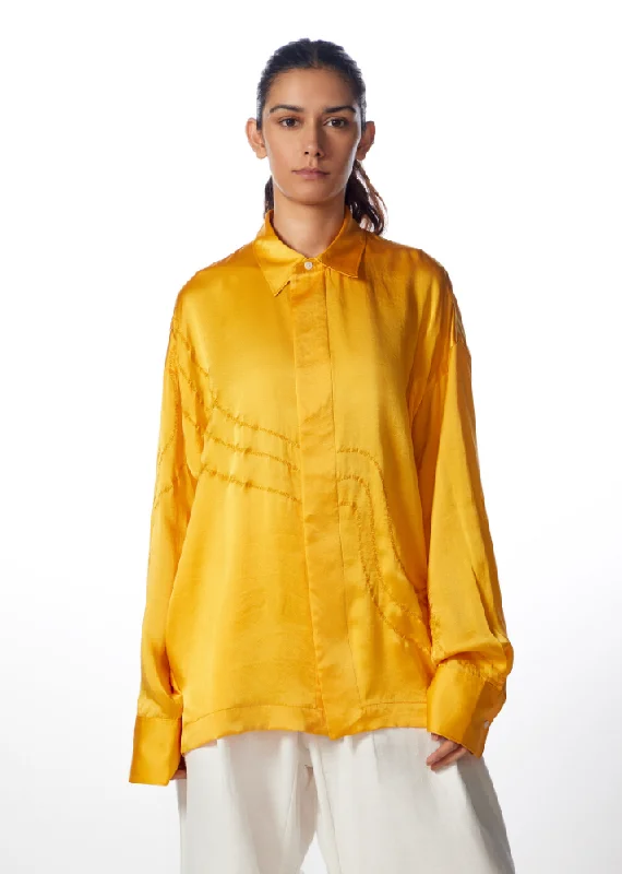 Pravah Boxy Fit Dress Shirt Tunics Solid Classic