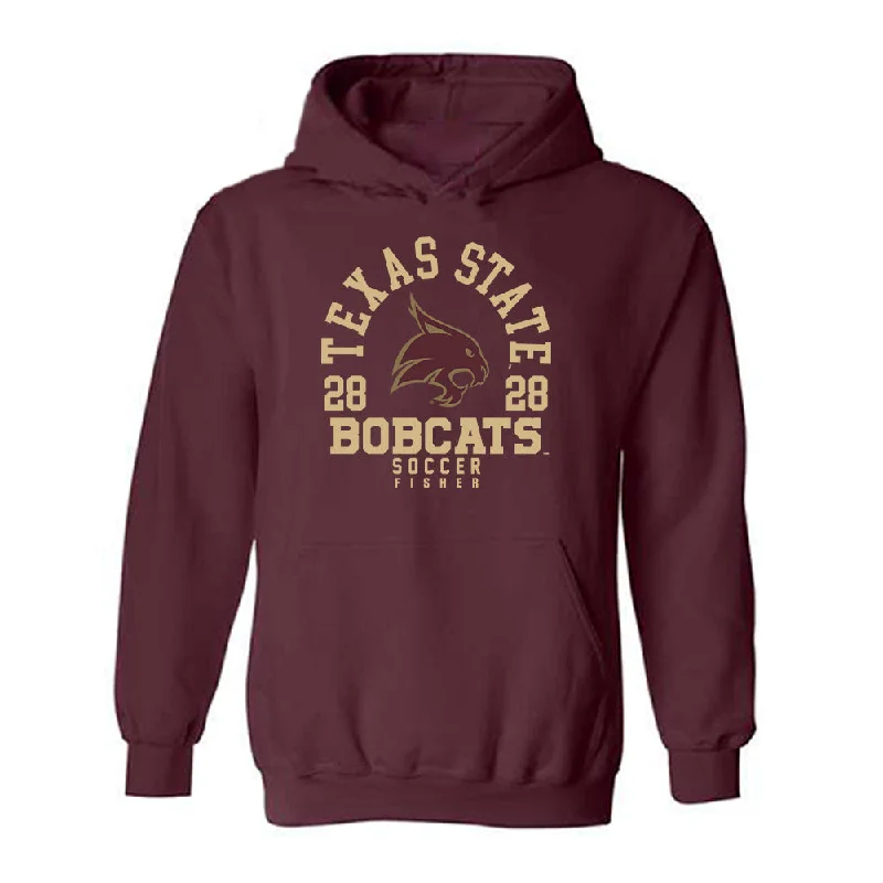 Texas State - NCAA Women's Soccer : Annabelle Fisher - Classic Fashion Shersey Hooded Sweatshirt Graphic Hoodie Design Print Texas State - NCAA Women's Soccer : Annabelle Fisher - Classic Fashion Shersey Hooded Sweatshirt Graphic Hoodie Design Print