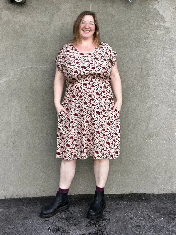 Jocelyn Dress in Grape Blossom Tunics Seasonal trendy