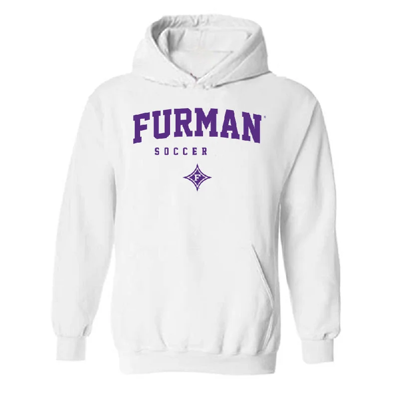 Furman - NCAA Women's Soccer : Alyssa England - Classic Shersey Hooded Sweatshirt Hoodie with Batwing Sleeves Loose Dramatic Furman - NCAA Women's Soccer : Alyssa England - Classic Shersey Hooded Sweatshirt Hoodie with Batwing Sleeves Loose Dramatic