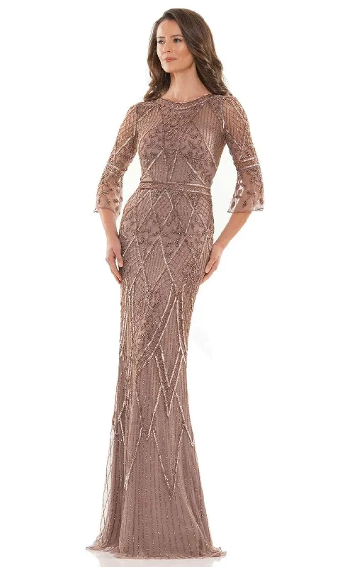 Marsoni by Colors MV1202 - Sheer Embellished Evening Dress Tunics Stylish elegant