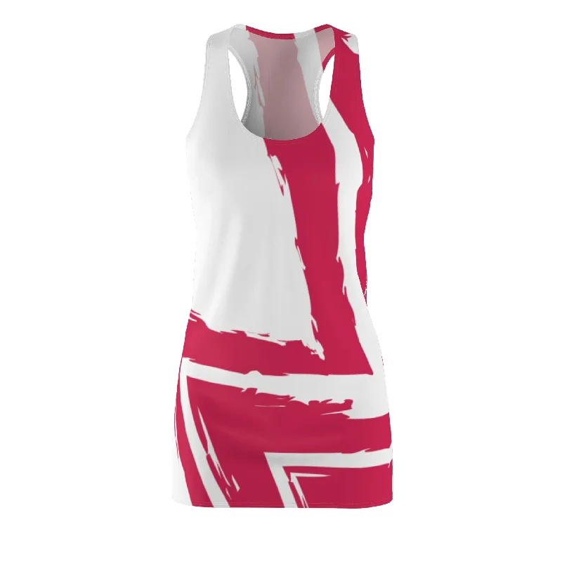 Women's Cut & Sew Racerback Dress Tunics Leisure comfortable