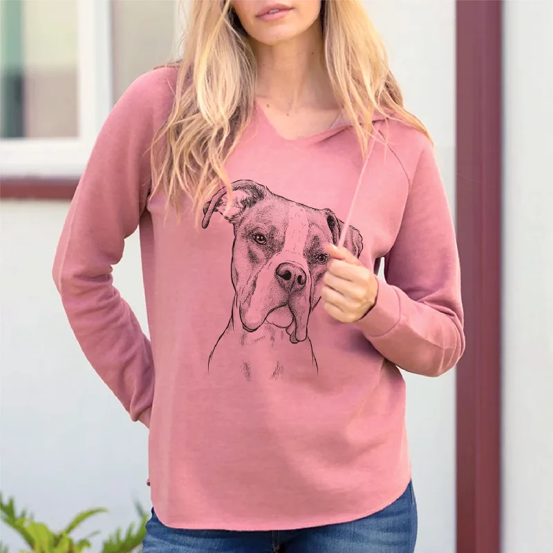 Bare Winston the Boxer - Cali Wave Hooded Sweatshirt Hooded Sweatshirt Casual Wear Street Style