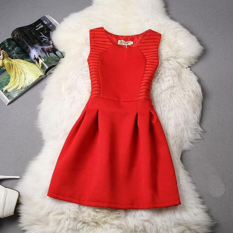 Red women dress