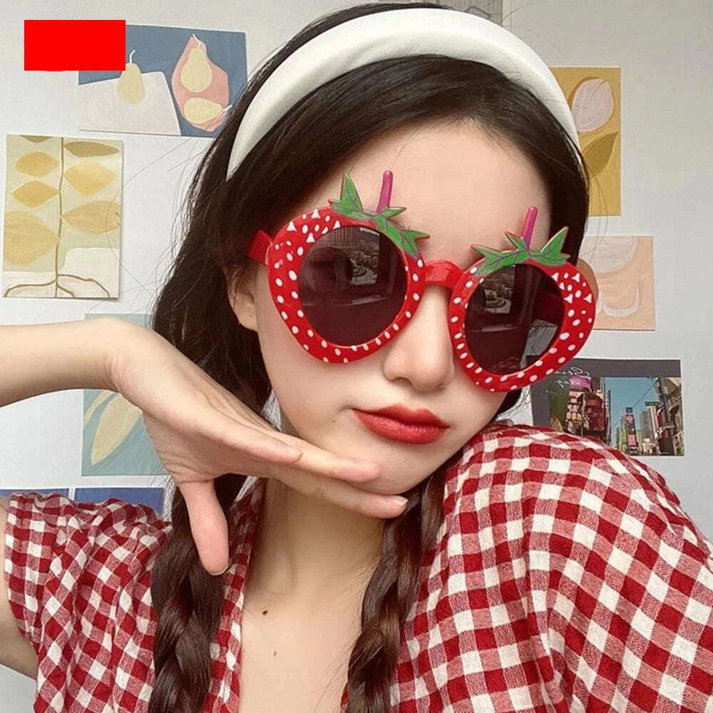 KLASSNUM Women Strawberry Funny Glasses Party Photo Decorations Birthday Wedding Supplies Adult Kids Party Dress Up Toys 2023 Tunics Luxurious premium KLASSNUM Women Strawberry Funny Glasses Party Photo Decorations Birthday Wedding Supplies Adult Kids Party Dress Up Toys 2023 Tunics Luxurious premium