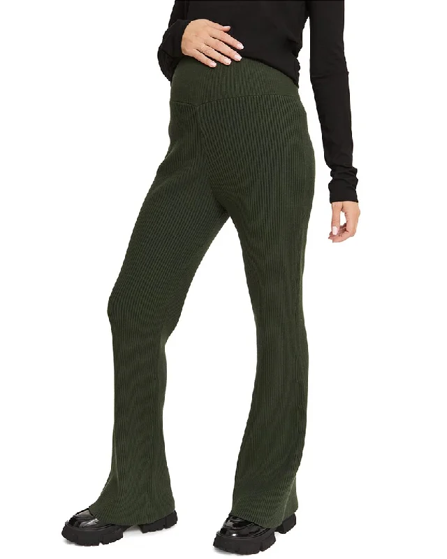 HATCH Maternity The Rib Knit Pant Stretch Fit Pants
