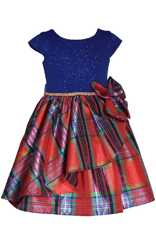 Carol Sparkle Knit Party Dress Turtleneck Neckline Stylish
