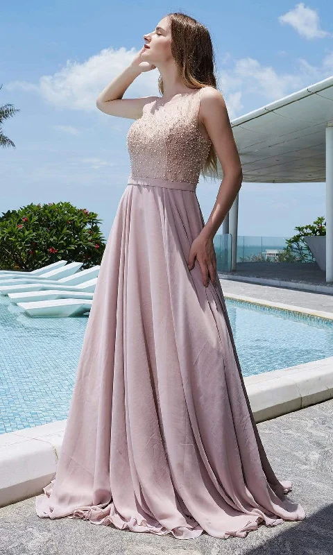 J'Adore Dresses J20004 - Beaded Gown Tunics Stylish elegant